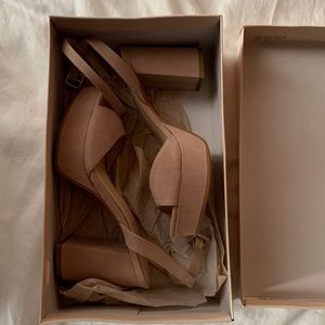 platform chunky heel